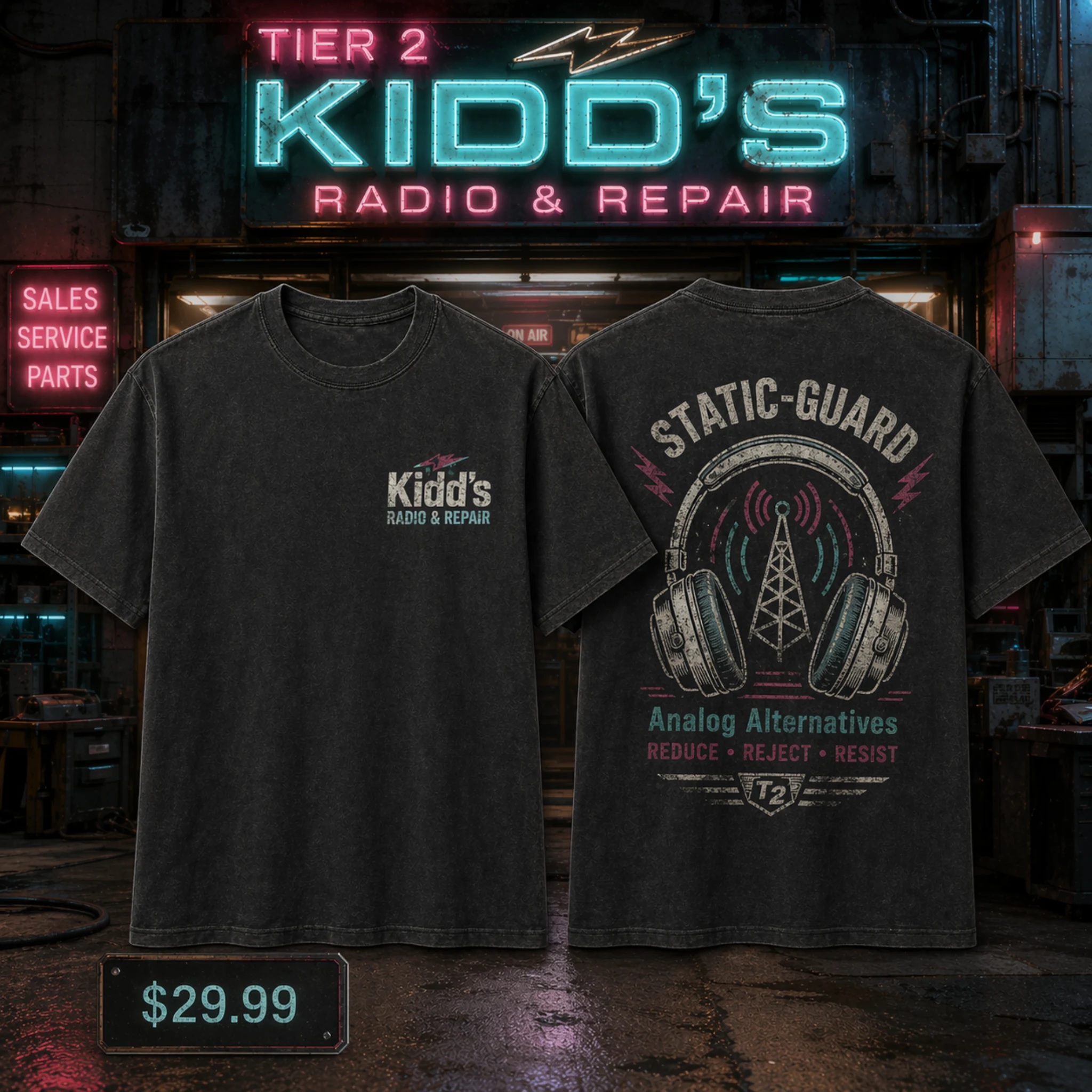 Kidd’s Static-Guard Tee merch preview