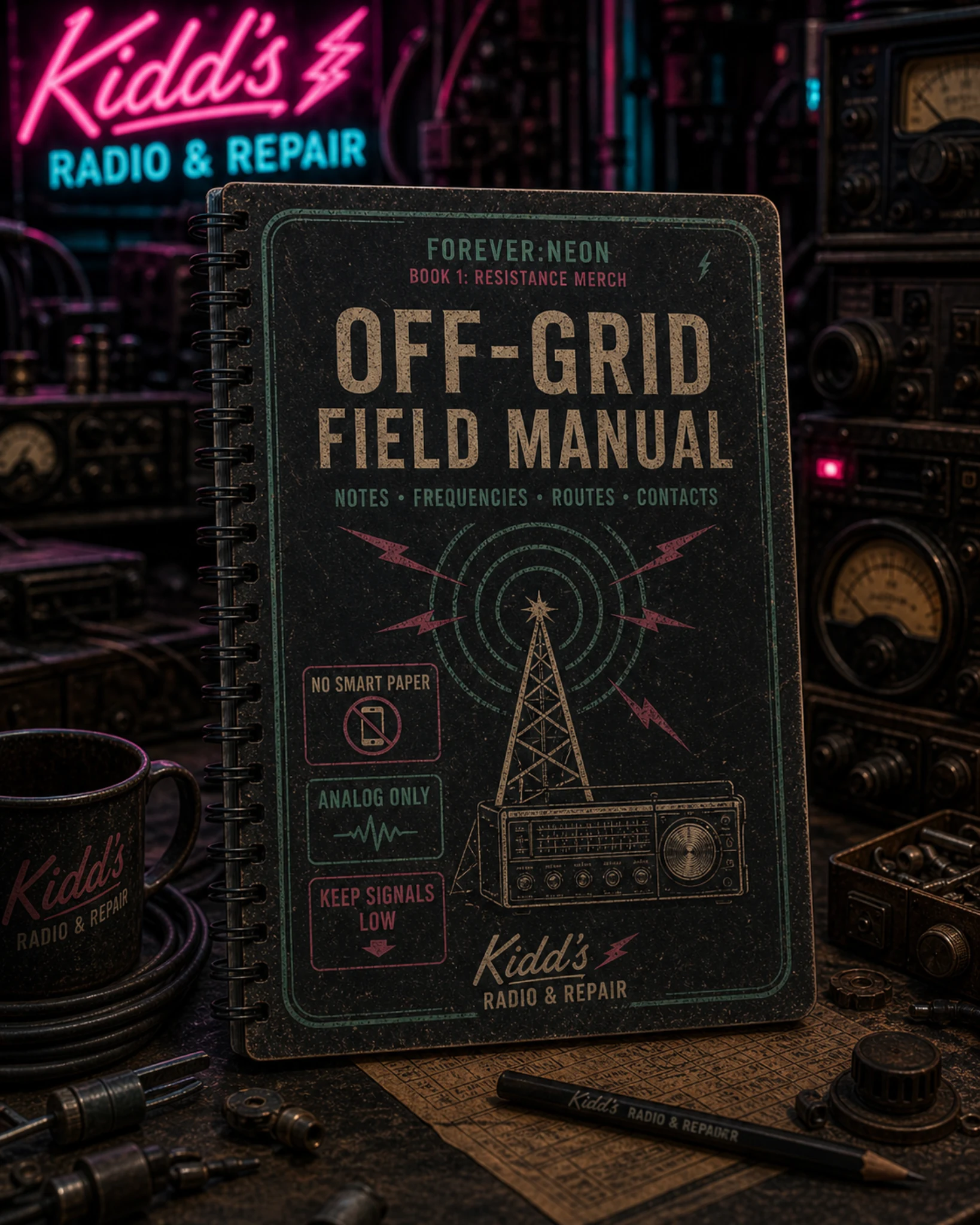Off-Grid Field Manual merch preview