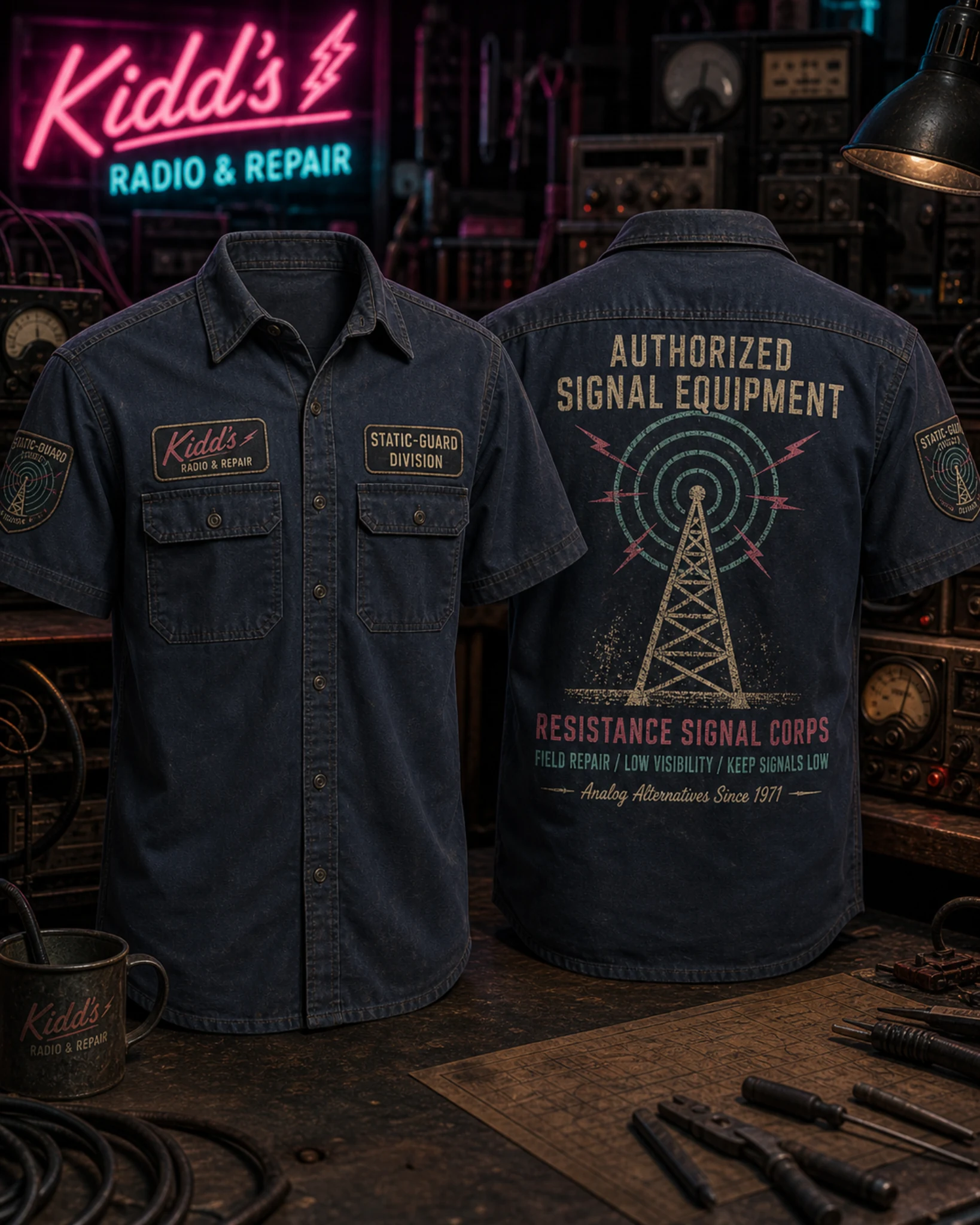Signal Corps Workshirt merch preview