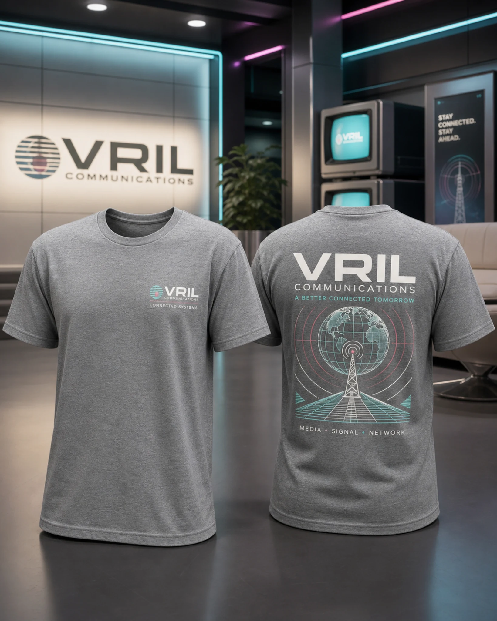 Vril corporate tee merch preview